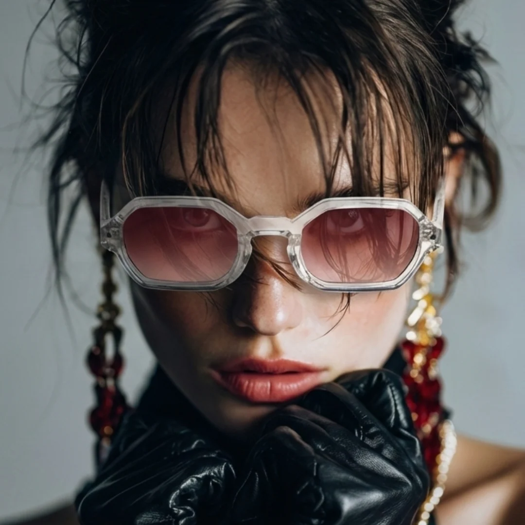 Clint Transparent Sunglasses - Image 4