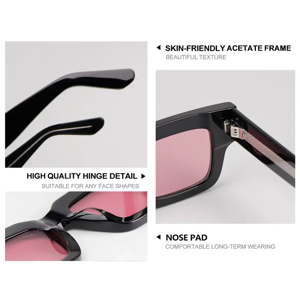 Plum Acetate Sunglasses - Image 3