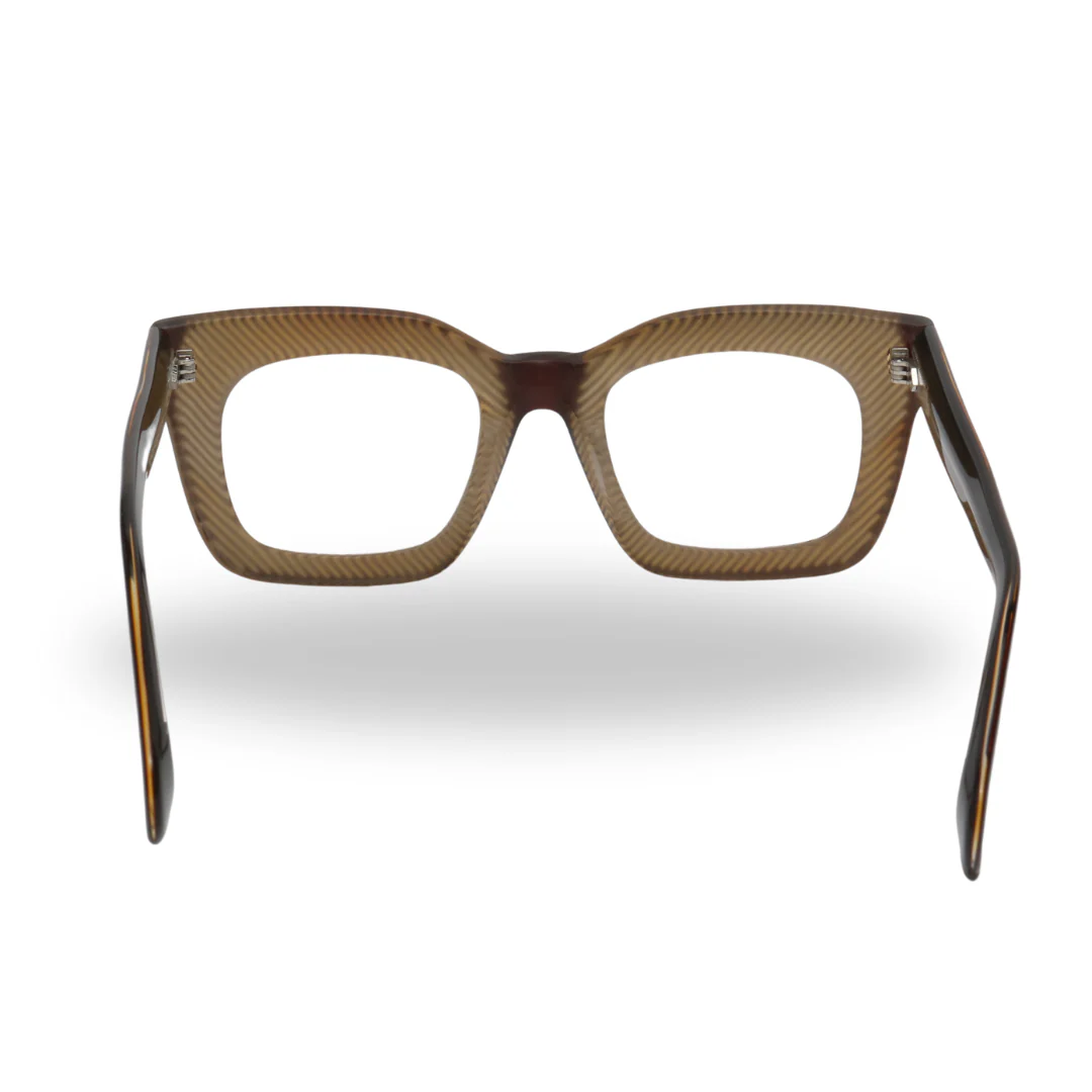 Shredder Acetate Eyewear [Brown] - Image 3