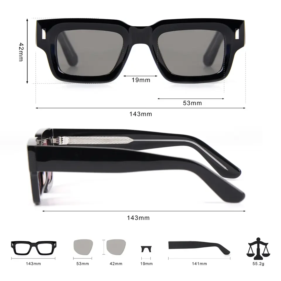 Plum Acetate Sunglasses - Image 4